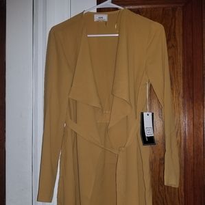 HAVE drape front trench silky cardigan